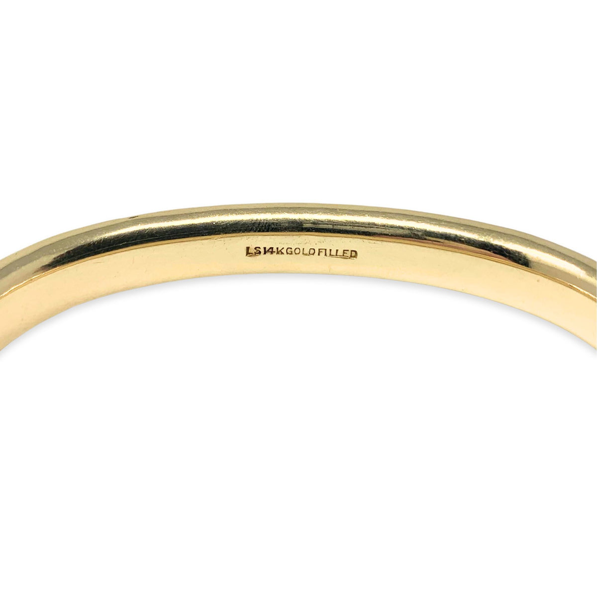 Vintage 14K Gold Filled Repousse Bangle Bracelet