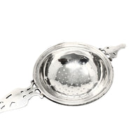 G.H. French (North Attleboro, MA) Sterling Silver Monogrammed Tea Strainer