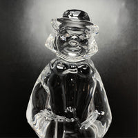 Waterford Crystal Clown with Pup Figurine