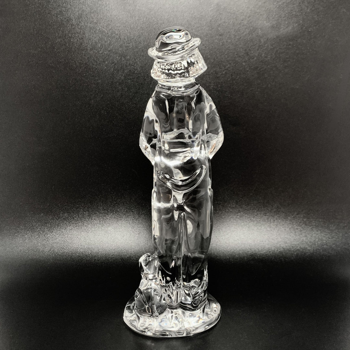 Waterford Crystal Clown with Pup Figurine