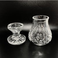 Waterford Crystal 2pc Candleholder With Globe