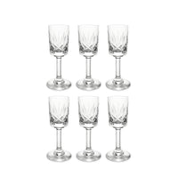 Cristal de Sevres France Cordial Glasses (6)