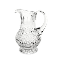 Bohemian Cut Crystal 9" Pitcher