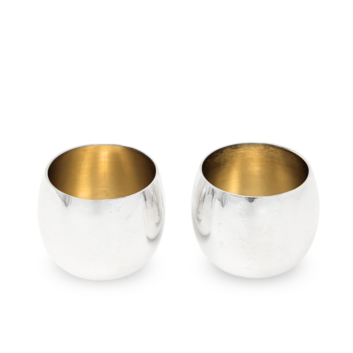 Tiffany & Co. Sterling Liqueur Cups (2), "D" Monogram