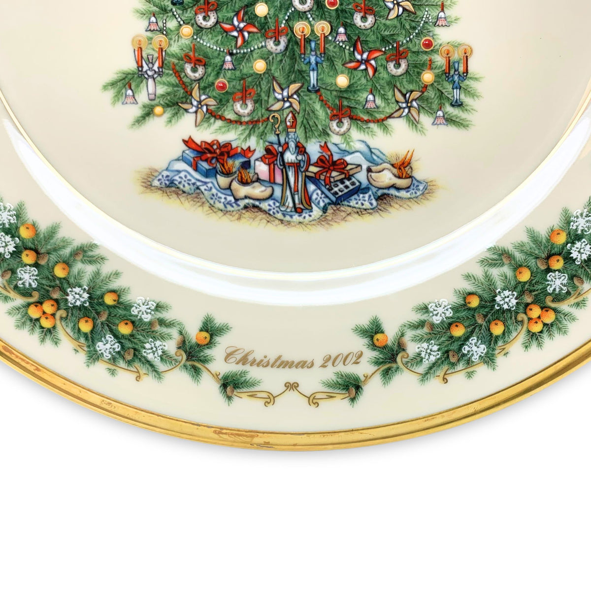 Lenox Christmas Trees Around The World Collector Plate The Netherlands 2002