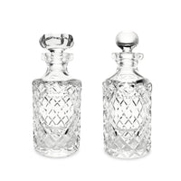 Vintage Crystal Scotch & Rye Decanters (2)