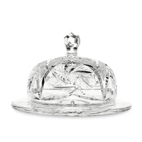 Vintage Cut Crystal Cheese Dome