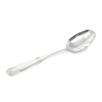 C. Klestrup Danish Silver Slotted Serving Spoon, Monogrammed