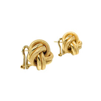 UnoAerre 18K Gold Love Knot Earrings