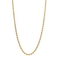 Italian 14K Gold 32” 6mm Rope Chain