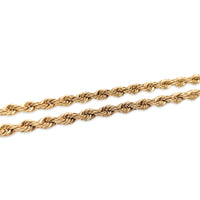 Italian 14K Gold 32” 6mm Rope Chain