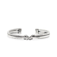 David Yurman Crossover X Diamond Cuff