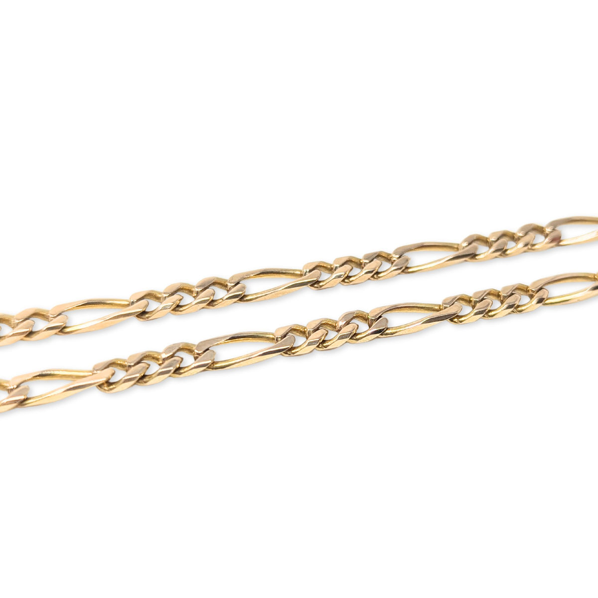 Italian 14K Gold 3.1mm 26” Figaro Chain