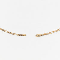 Italian 14K Gold 3.1mm 26” Figaro Chain