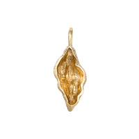 14K Gold Seashell Pendant