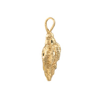 14K Gold Seashell Pendant