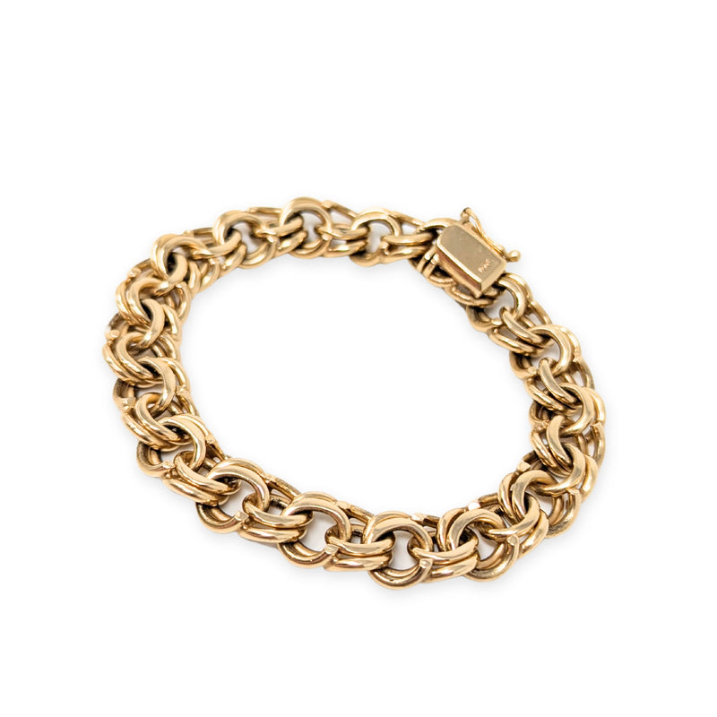 14K Gold 7.5" Charm Bracelet