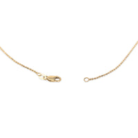 Italian 14K Gold 16" Heart Necklace