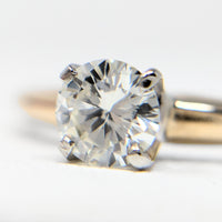 14K Gold .46ct Diamond Solitaire Ring - Size 4.75