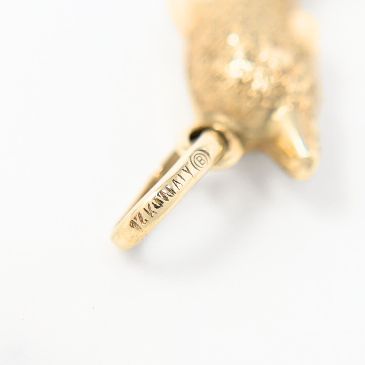 14K Gold Dolphin Pendant