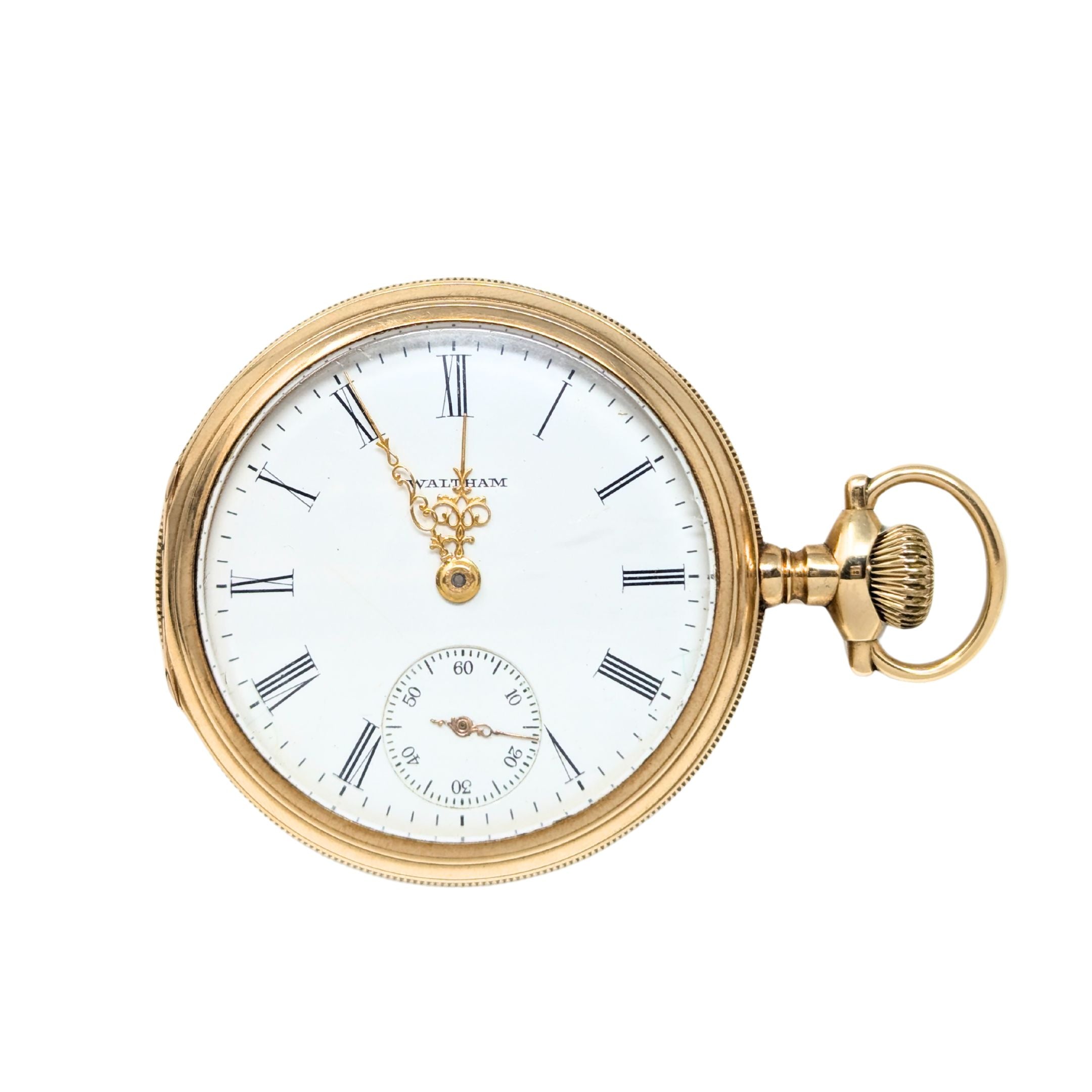 Waltham 1899 14K Gold 16S 17J Hunting Pocket Watch – Goodman's