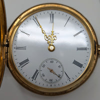 Waltham 1899 14K Gold 16S 17J Hunting Pocket Watch