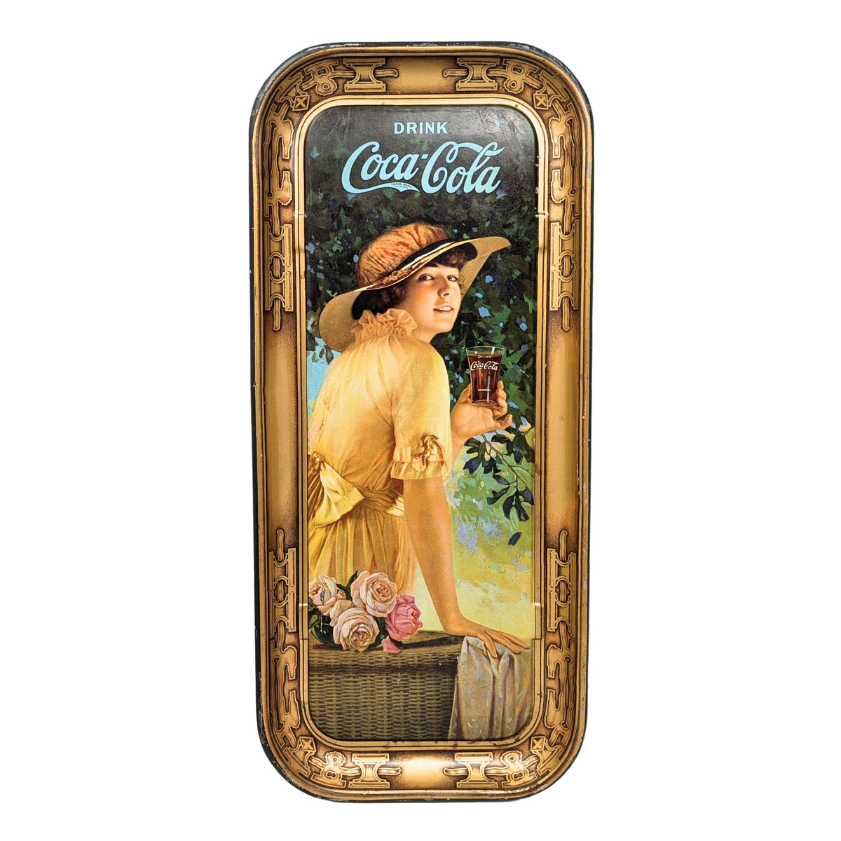 Stelad Original 1916 "Elaine" Coca-Cola Tray