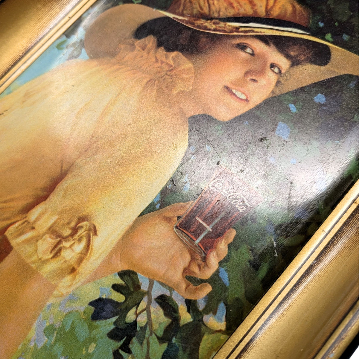 Stelad Original 1916 "Elaine" Coca-Cola Tray