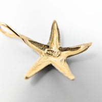 14K Gold Starfish Pendant