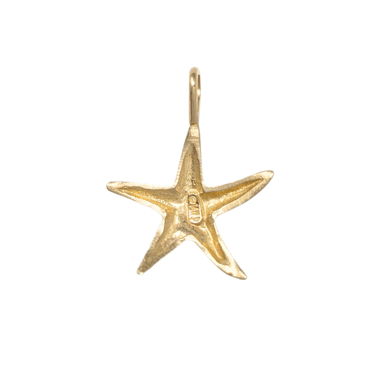 14K Gold Starfish Pendant