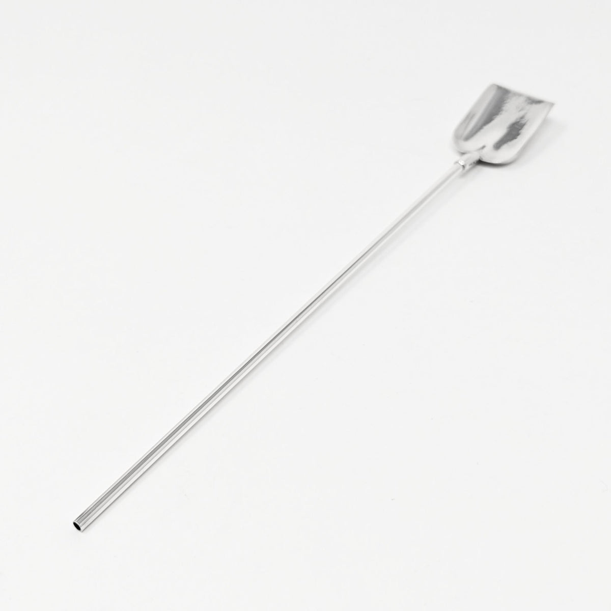 Tiffany & Co. Shovel Shaped Sterling Mint Julep Sipper Straw