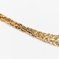 Italian 14K Gold Multi-Strand 18" Necklace