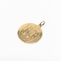 14K Gold Miraculous Medal Pendant