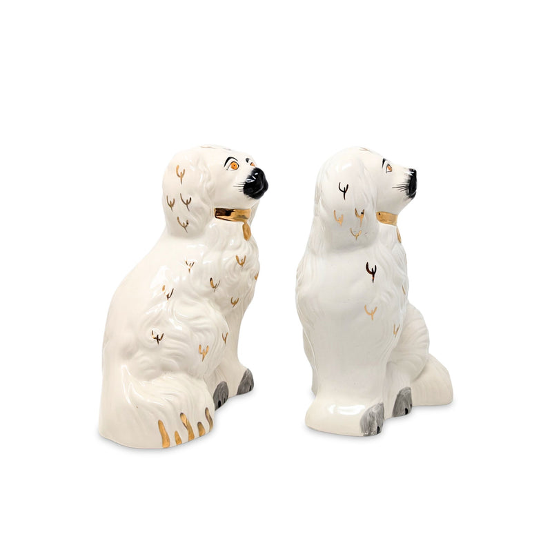 Vintage Beswick England 8" Staffordshire Mantel Spaniels (Pair)