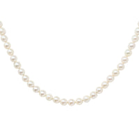 14K Gold 7mm 16.5” Pearl Necklace