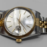 Rolex 1987 18K & Stainless Oyster Perpetual Datejust 16233 Men’s Watch