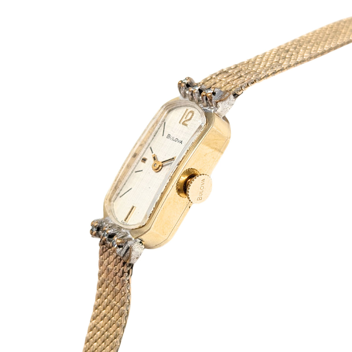 Bulova Ladies Gold Filled Diamond Watch