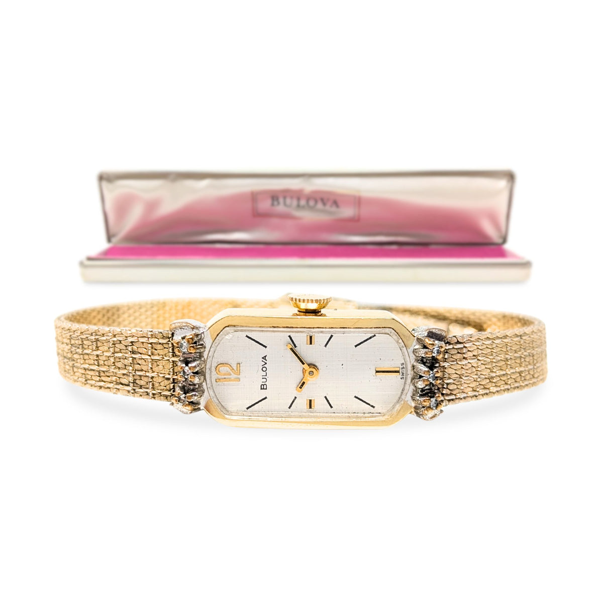 Bulova Ladies Gold Filled Diamond Watch