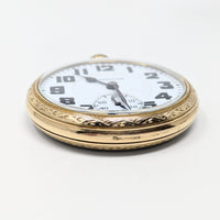 Hamilton 992E Elinvar 21J Railroad 16S GF Pocket Watch