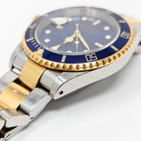 Rolex Oyster Perpetual Submariner 16613 18K Gold/Stainless With Box & Papers