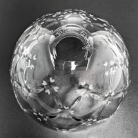 Faberge Atelier Crystal 7" Coronation Petit Bowl With Box