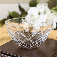 Faberge Atelier Crystal 7" Coronation Petit Bowl With Box