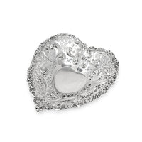 Gorham "Chantilly" Sterling Silver Heart-Shaped Nut Dish