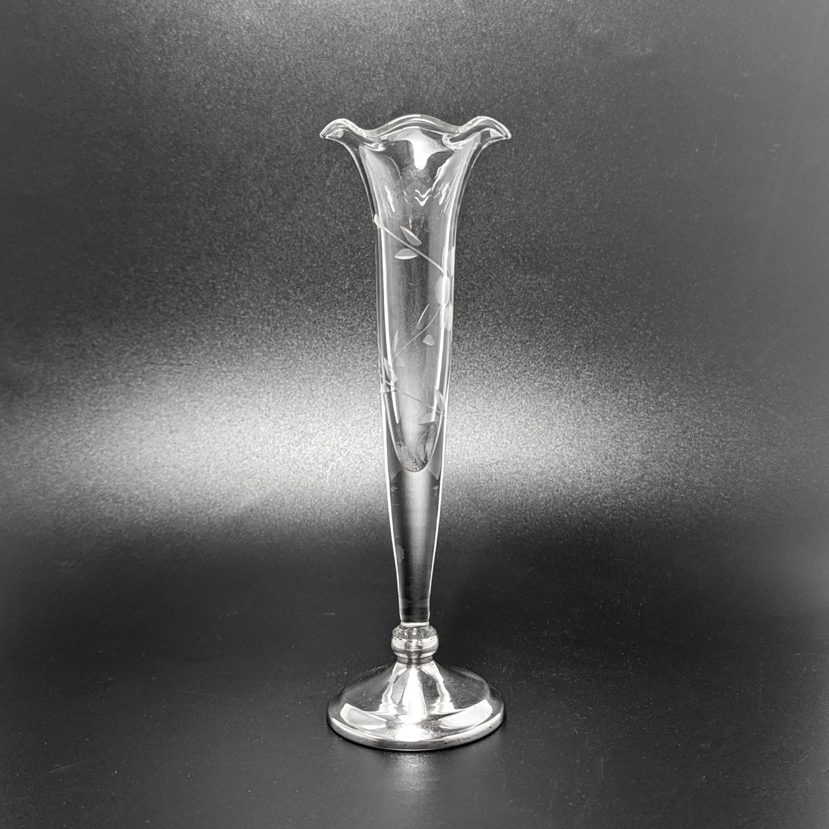 Webster Co. Bud Vase W/ Weighted Sterling Base