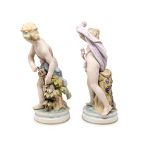 Continental Bisque Porcelain Cherubs (Pair)