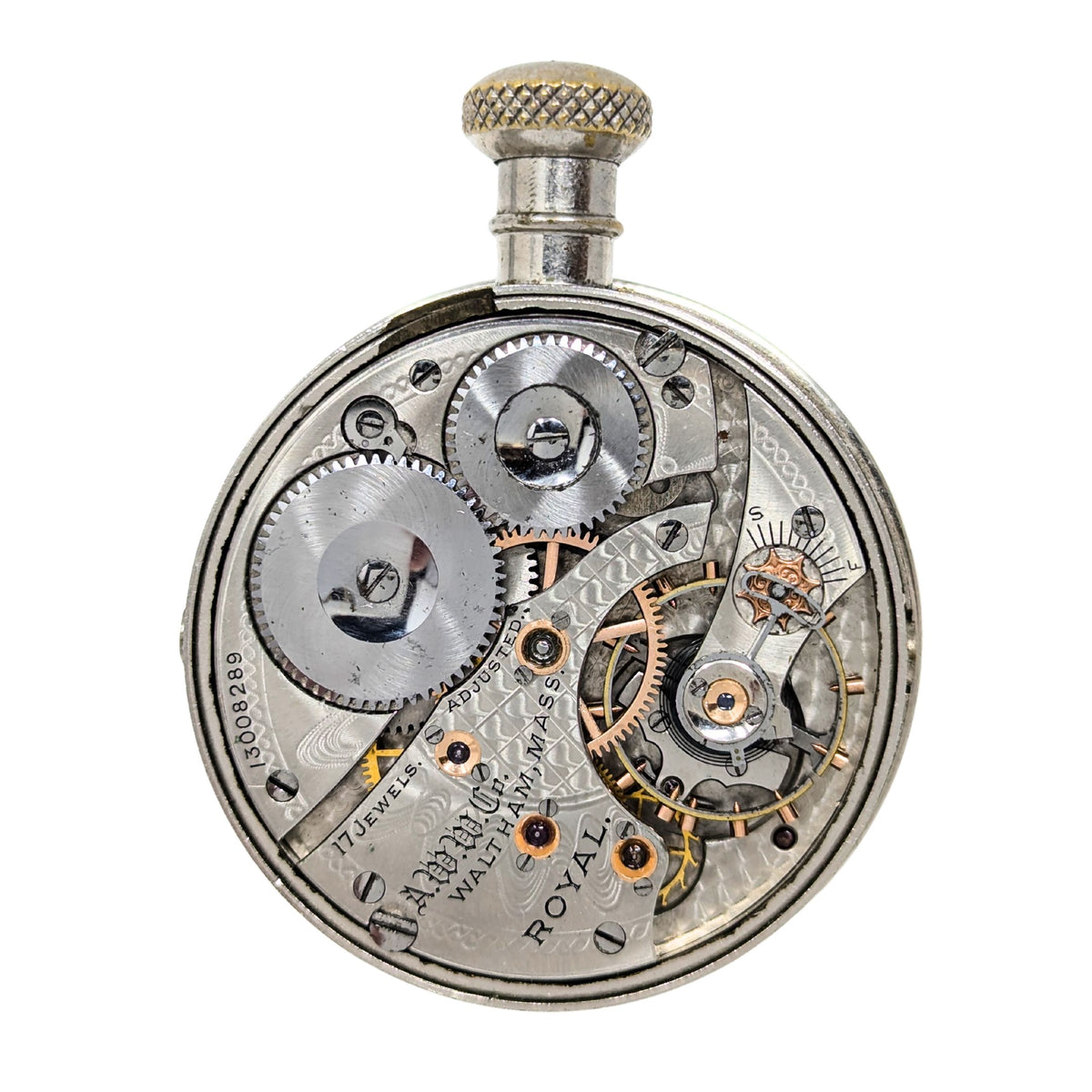 Waltham 1903 Royal 1899 17J 16S Movement (Just Serviced)