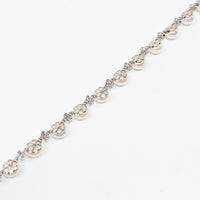 Ross Simons 14K White Gold, Pearl & Diamond Necklace