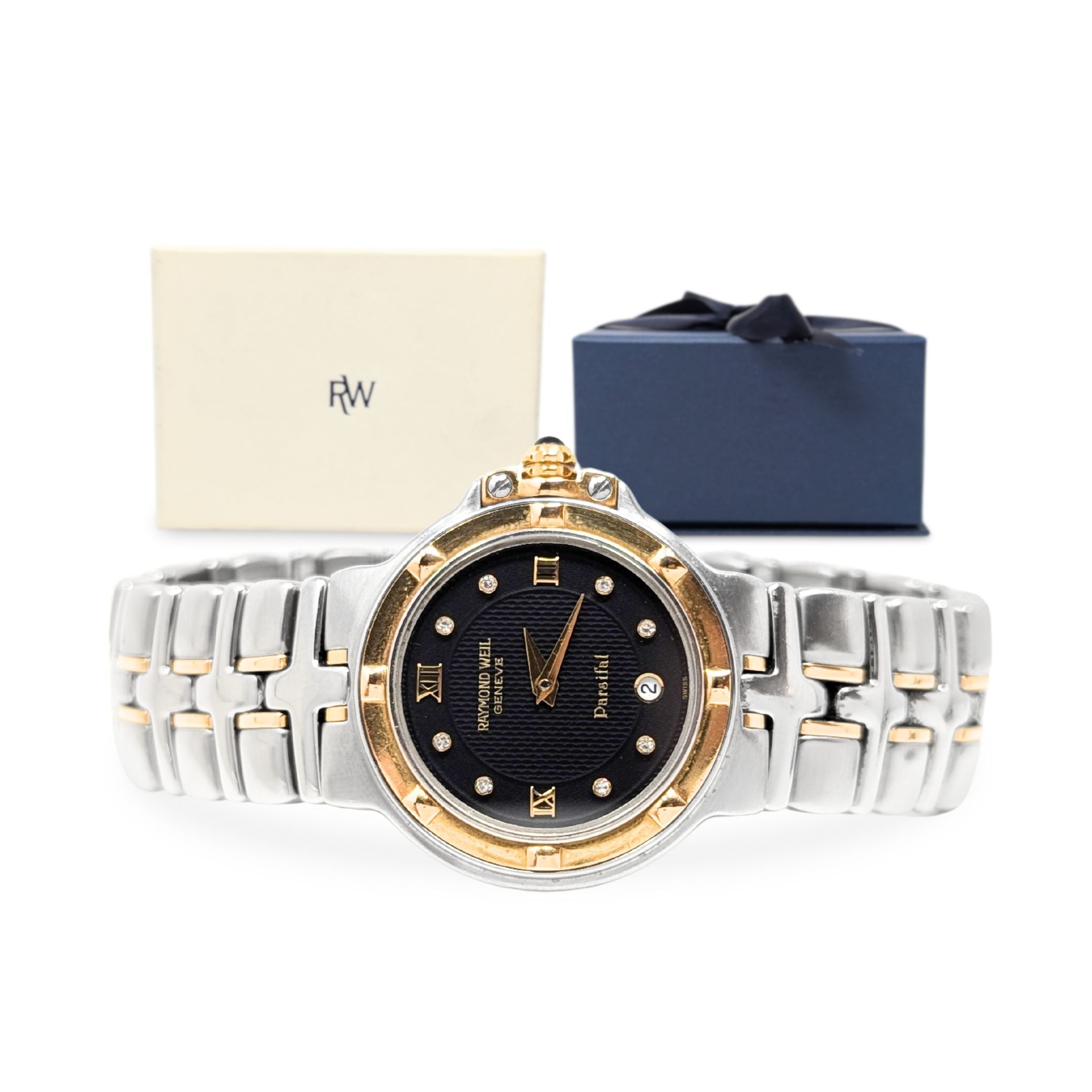 Raymond Weil Parsifal 9990 18K/SS Diamond Ladies Quartz