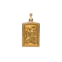 14K Gold St. Christopher Pendant