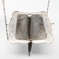 Whiting & Davis 1920's Enameled Mesh Purse